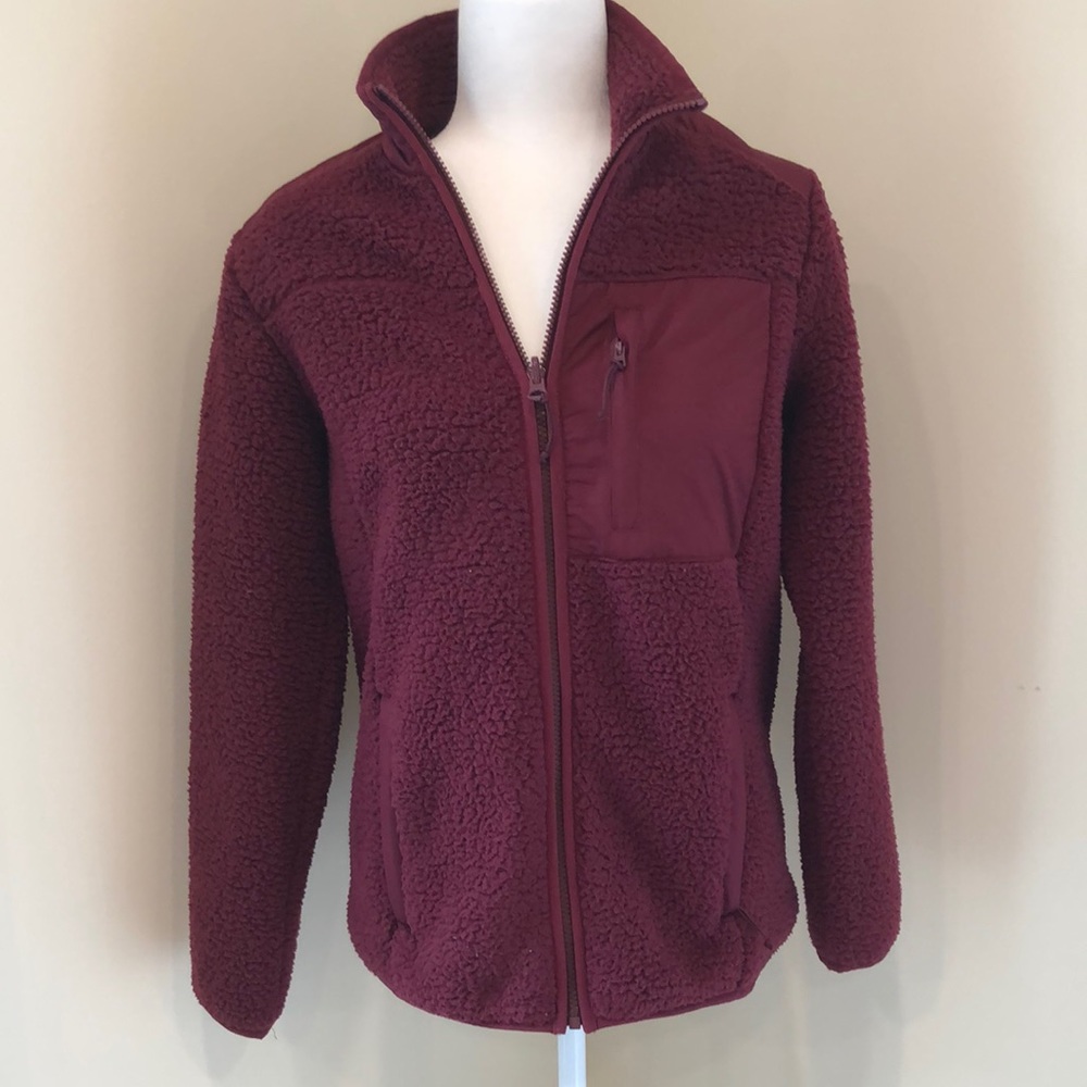 NWT Lands End zip up fleece